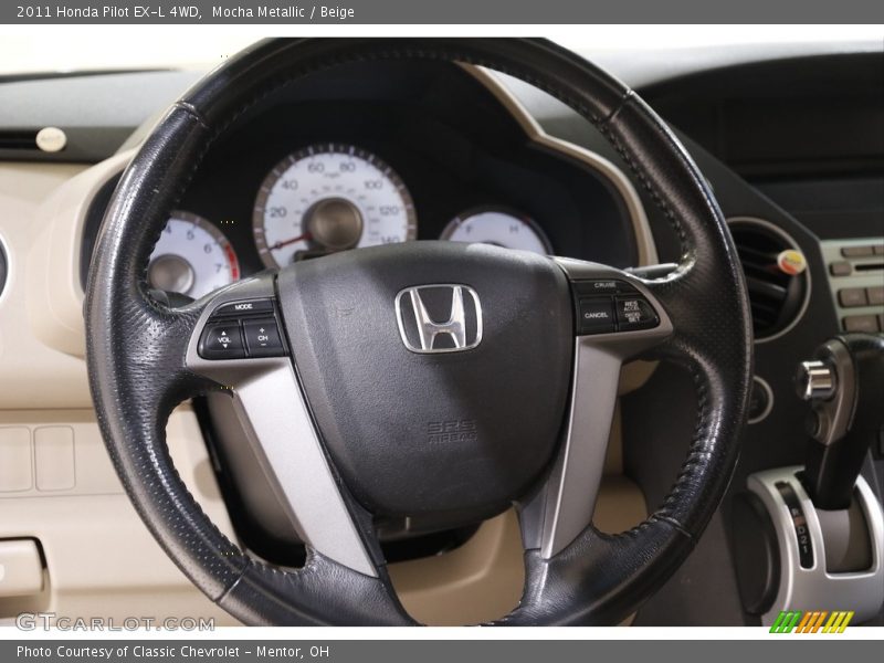 Mocha Metallic / Beige 2011 Honda Pilot EX-L 4WD
