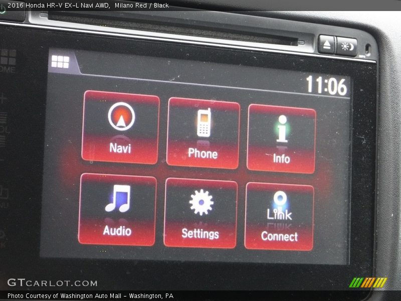 Milano Red / Black 2016 Honda HR-V EX-L Navi AWD