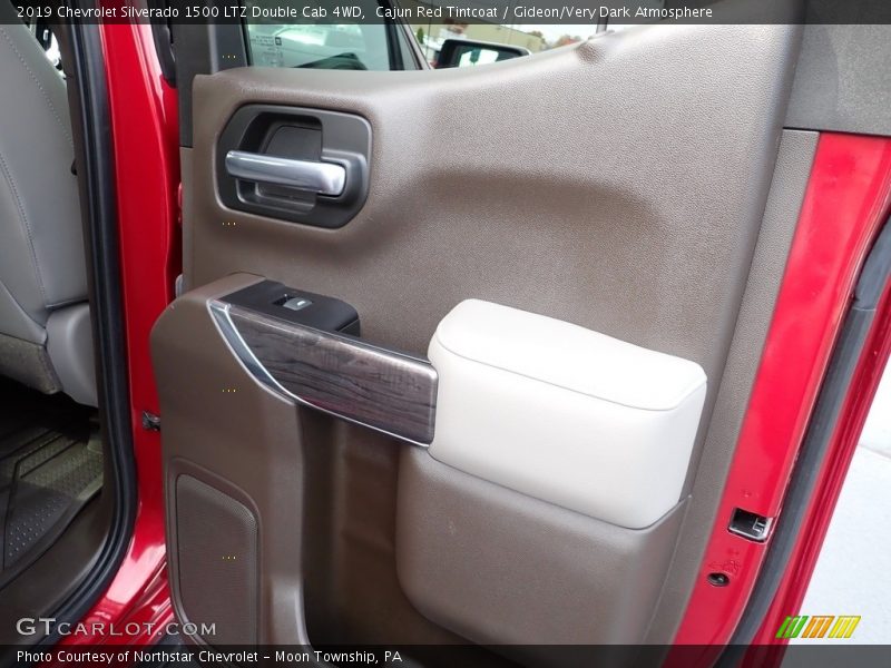 Cajun Red Tintcoat / Gideon/Very Dark Atmosphere 2019 Chevrolet Silverado 1500 LTZ Double Cab 4WD