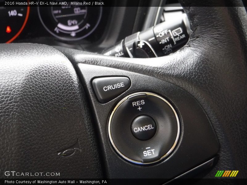 Milano Red / Black 2016 Honda HR-V EX-L Navi AWD