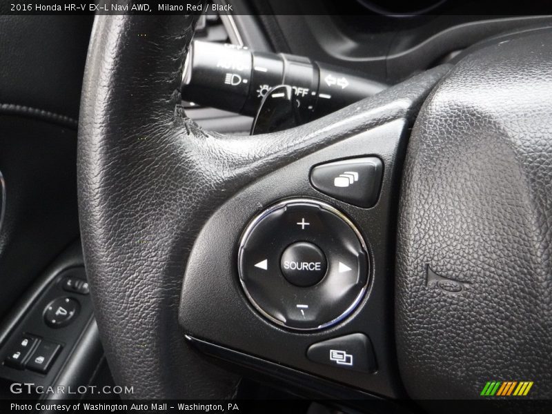 Milano Red / Black 2016 Honda HR-V EX-L Navi AWD