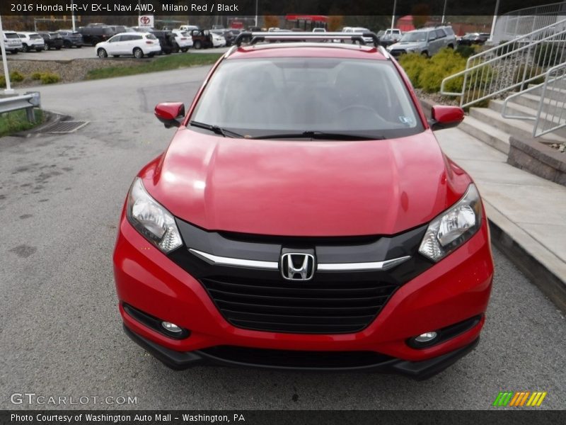 Milano Red / Black 2016 Honda HR-V EX-L Navi AWD