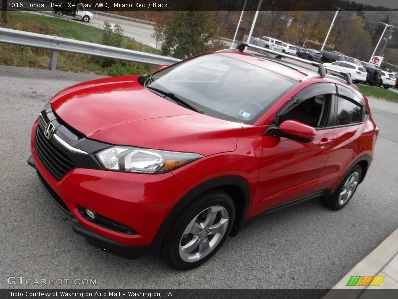 Milano Red / Black 2016 Honda HR-V EX-L Navi AWD