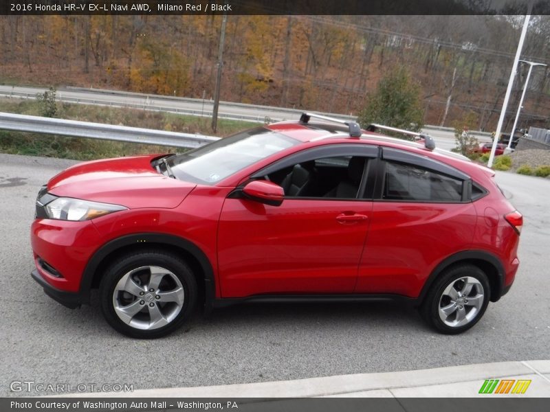 Milano Red / Black 2016 Honda HR-V EX-L Navi AWD