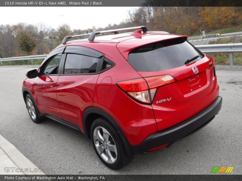 Milano Red / Black 2016 Honda HR-V EX-L Navi AWD