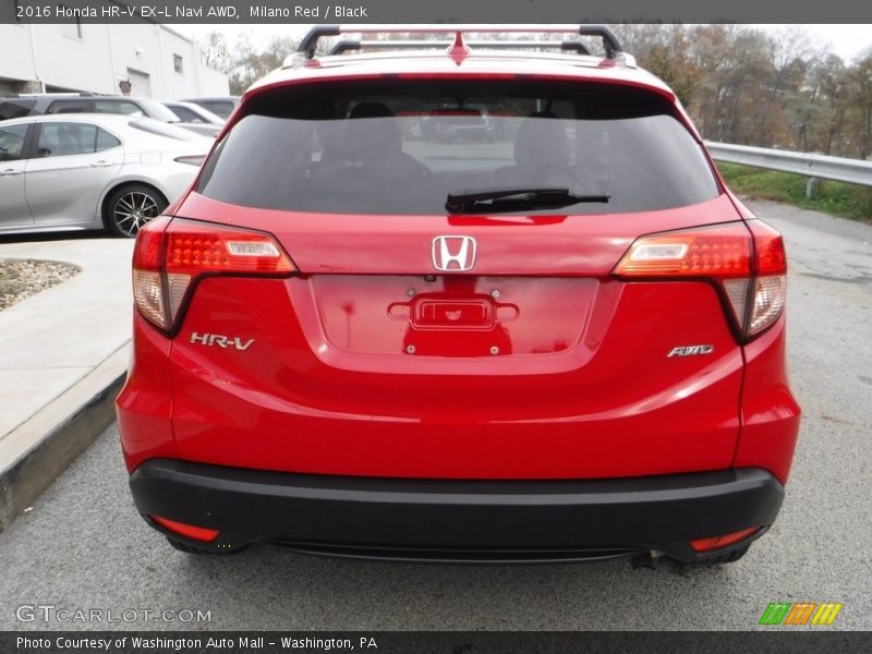 Milano Red / Black 2016 Honda HR-V EX-L Navi AWD