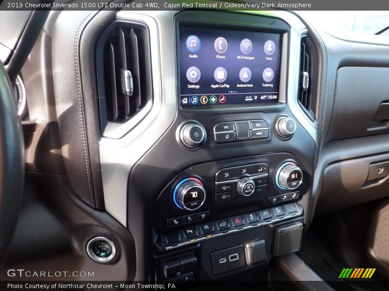Cajun Red Tintcoat / Gideon/Very Dark Atmosphere 2019 Chevrolet Silverado 1500 LTZ Double Cab 4WD