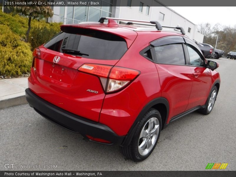 Milano Red / Black 2016 Honda HR-V EX-L Navi AWD