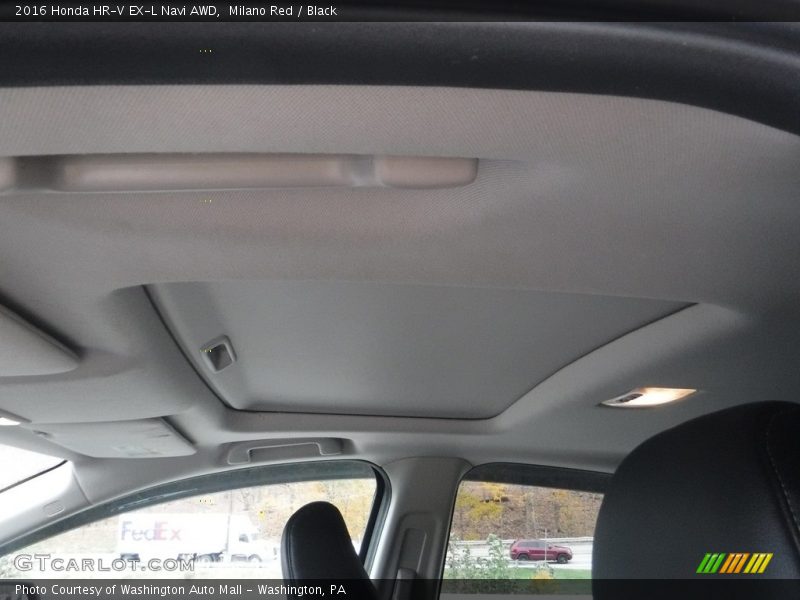 Milano Red / Black 2016 Honda HR-V EX-L Navi AWD