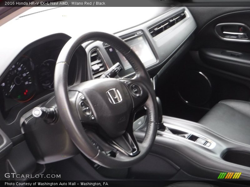 Milano Red / Black 2016 Honda HR-V EX-L Navi AWD