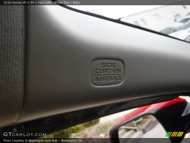Milano Red / Black 2016 Honda HR-V EX-L Navi AWD