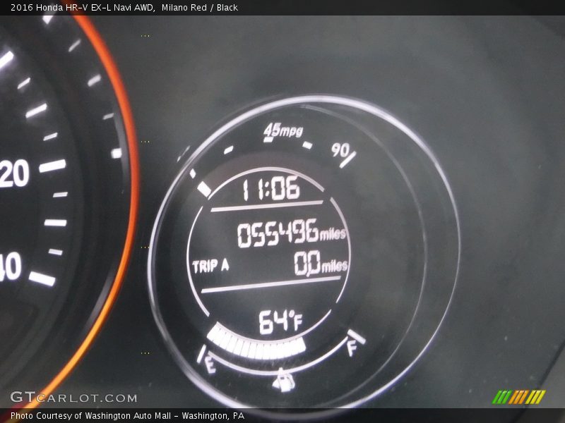 Milano Red / Black 2016 Honda HR-V EX-L Navi AWD