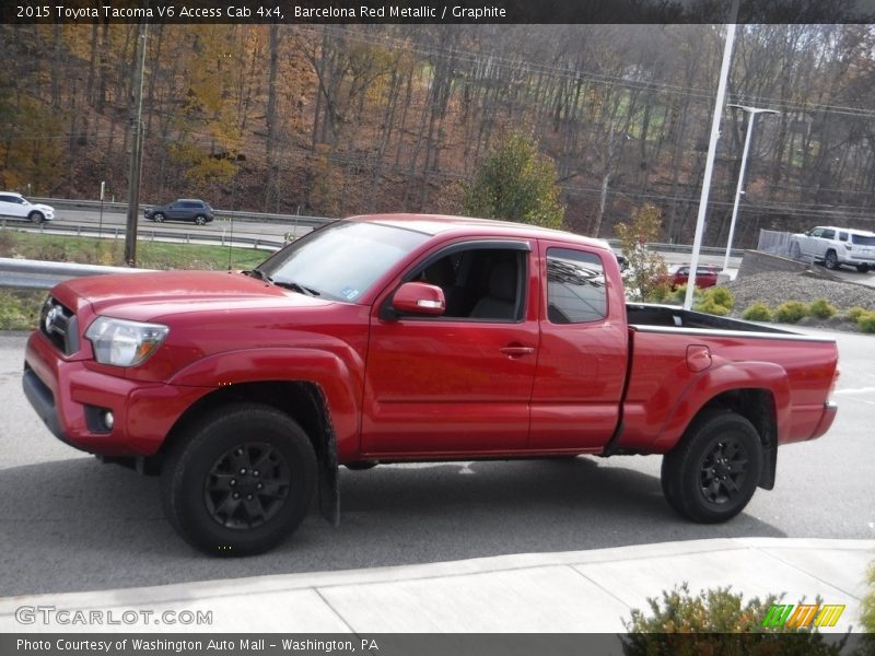 Barcelona Red Metallic / Graphite 2015 Toyota Tacoma V6 Access Cab 4x4