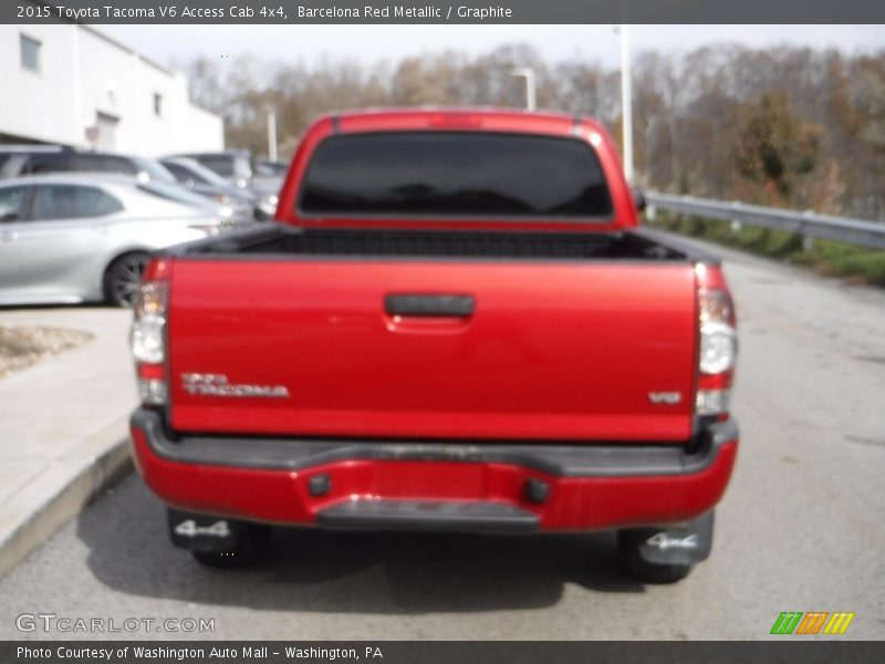 Barcelona Red Metallic / Graphite 2015 Toyota Tacoma V6 Access Cab 4x4