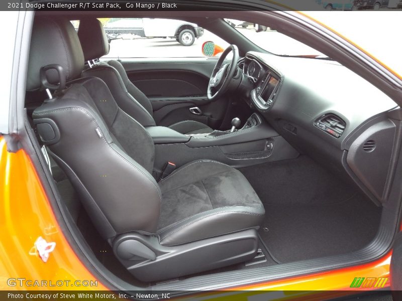 Front Seat of 2021 Challenger R/T Scat Pack
