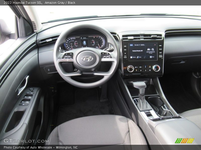 Amazon Gray / Black 2022 Hyundai Tucson SEL