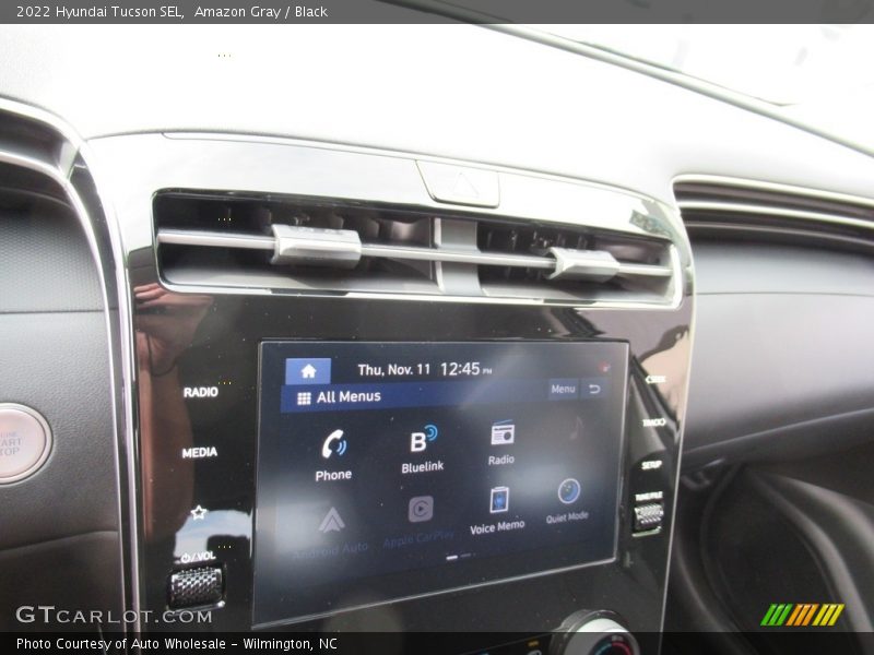 Amazon Gray / Black 2022 Hyundai Tucson SEL