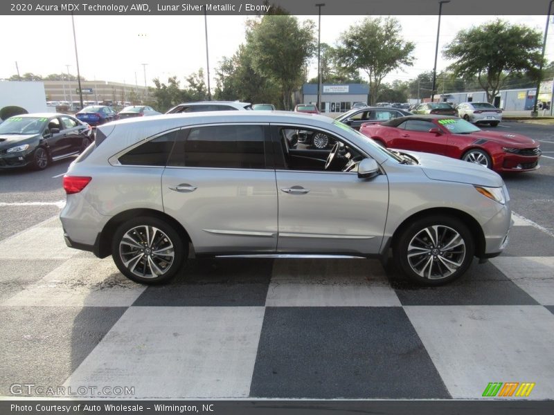 Lunar Silver Metallic / Ebony 2020 Acura MDX Technology AWD