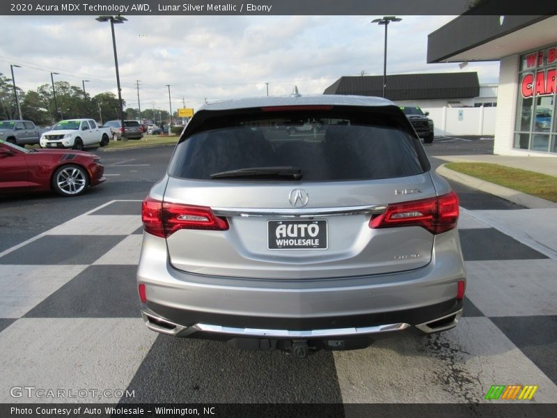 Lunar Silver Metallic / Ebony 2020 Acura MDX Technology AWD