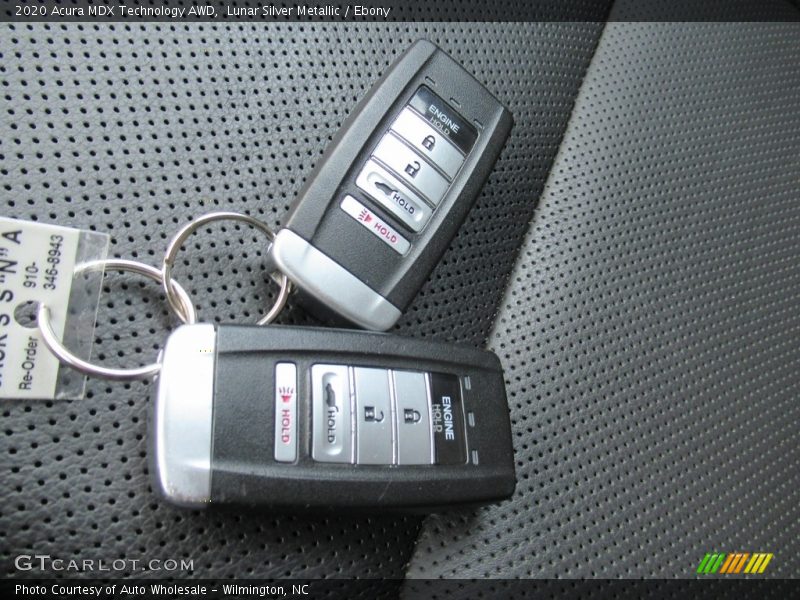 Lunar Silver Metallic / Ebony 2020 Acura MDX Technology AWD