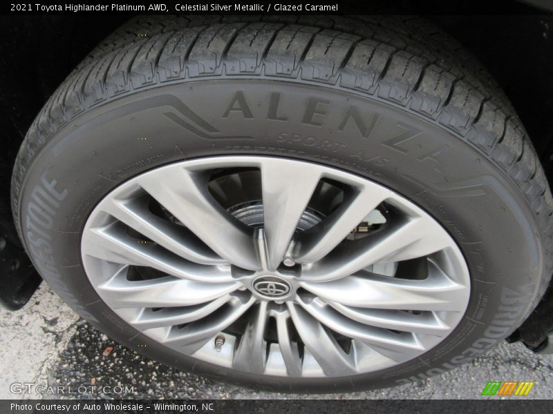 Celestial Silver Metallic / Glazed Caramel 2021 Toyota Highlander Platinum AWD