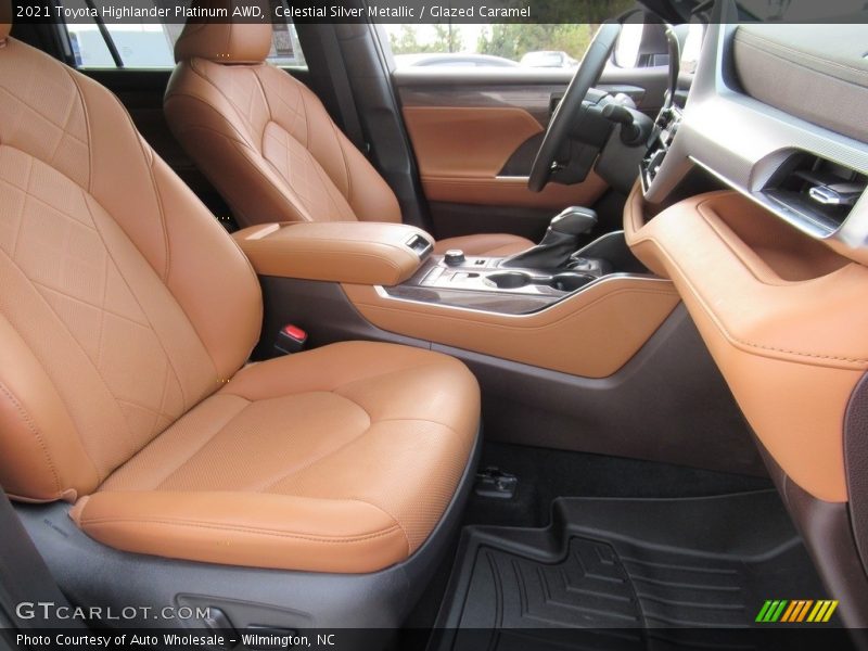 Celestial Silver Metallic / Glazed Caramel 2021 Toyota Highlander Platinum AWD