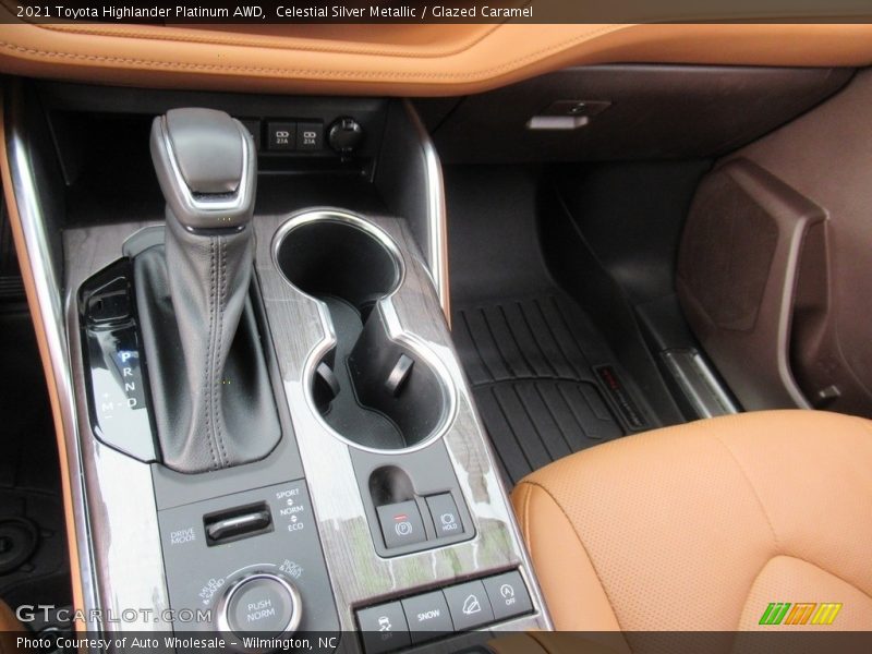 Celestial Silver Metallic / Glazed Caramel 2021 Toyota Highlander Platinum AWD