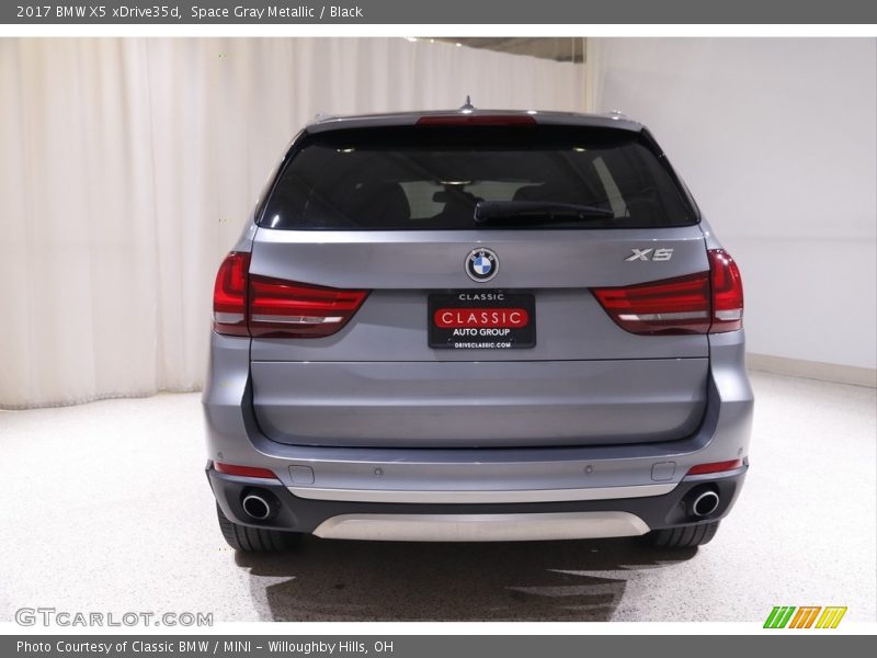 Space Gray Metallic / Black 2017 BMW X5 xDrive35d