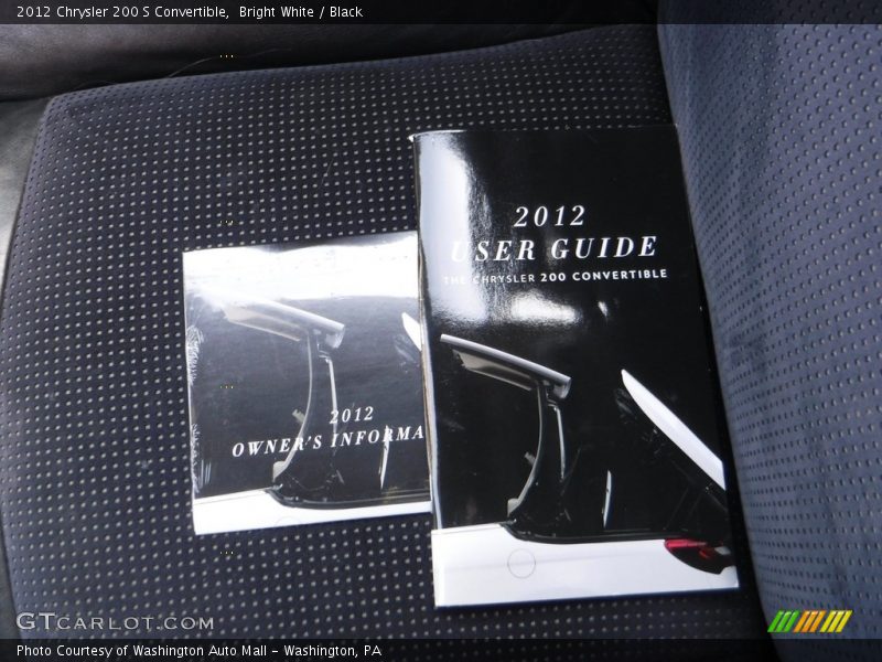 Bright White / Black 2012 Chrysler 200 S Convertible