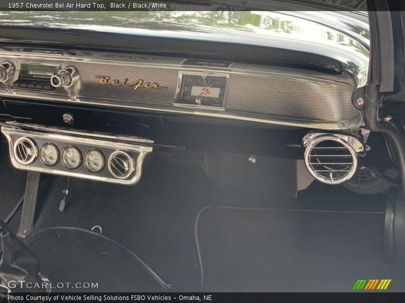 Black / Black/White 1957 Chevrolet Bel Air Hard Top