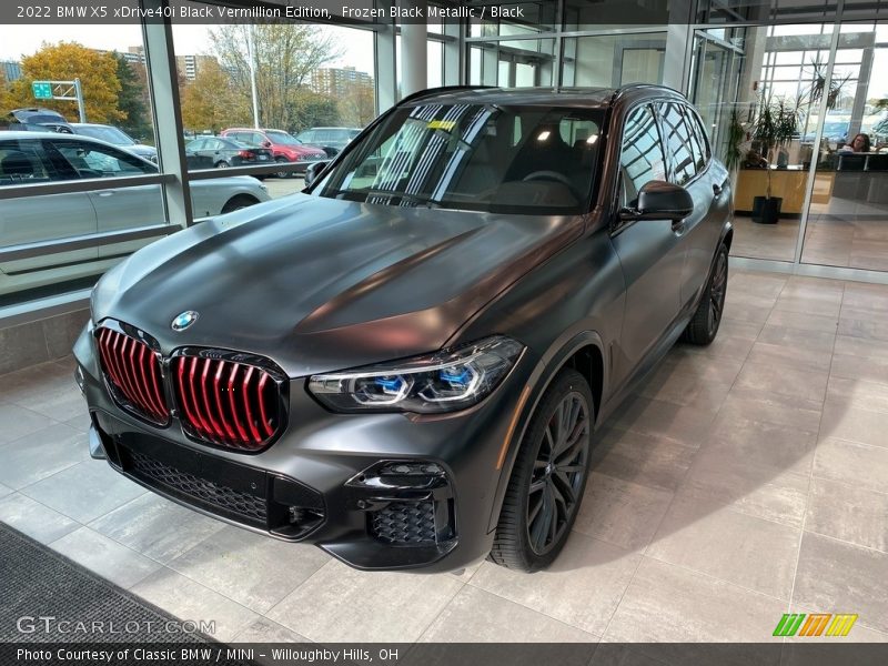  2022 X5 xDrive40i Black Vermillion Edition Frozen Black Metallic