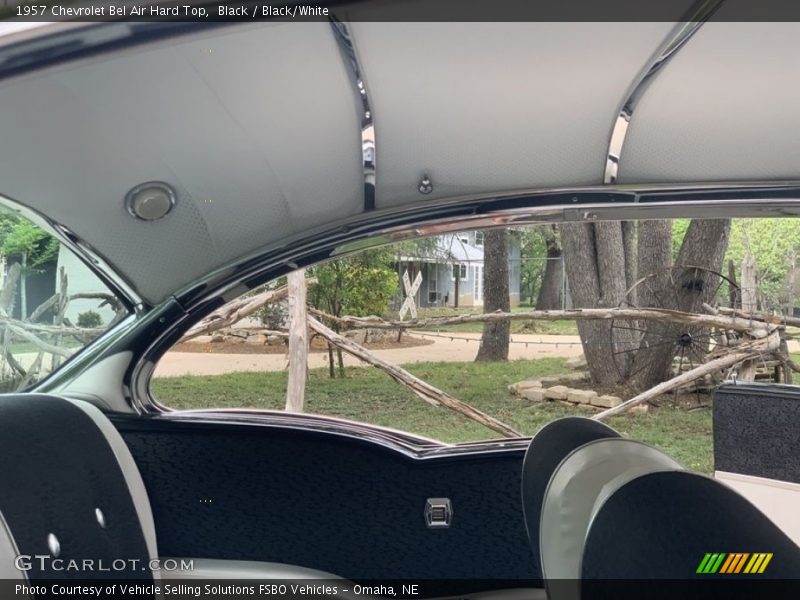 Black / Black/White 1957 Chevrolet Bel Air Hard Top