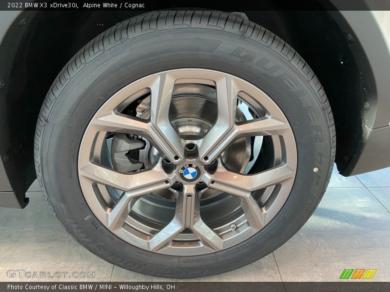 Alpine White / Cognac 2022 BMW X3 xDrive30i