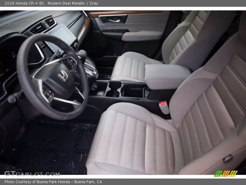 Modern Steel Metallic / Gray 2018 Honda CR-V EX