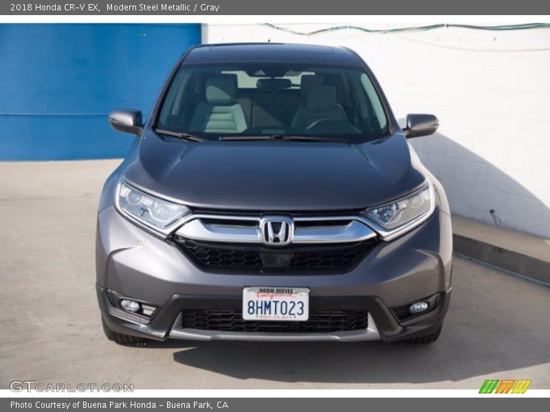 Modern Steel Metallic / Gray 2018 Honda CR-V EX