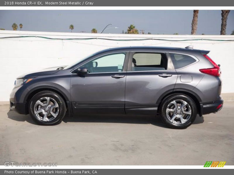 Modern Steel Metallic / Gray 2018 Honda CR-V EX