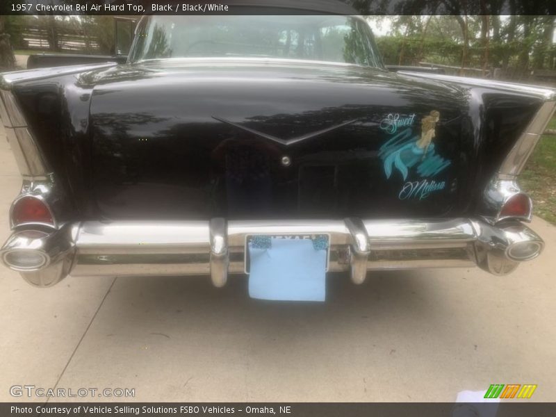Black / Black/White 1957 Chevrolet Bel Air Hard Top