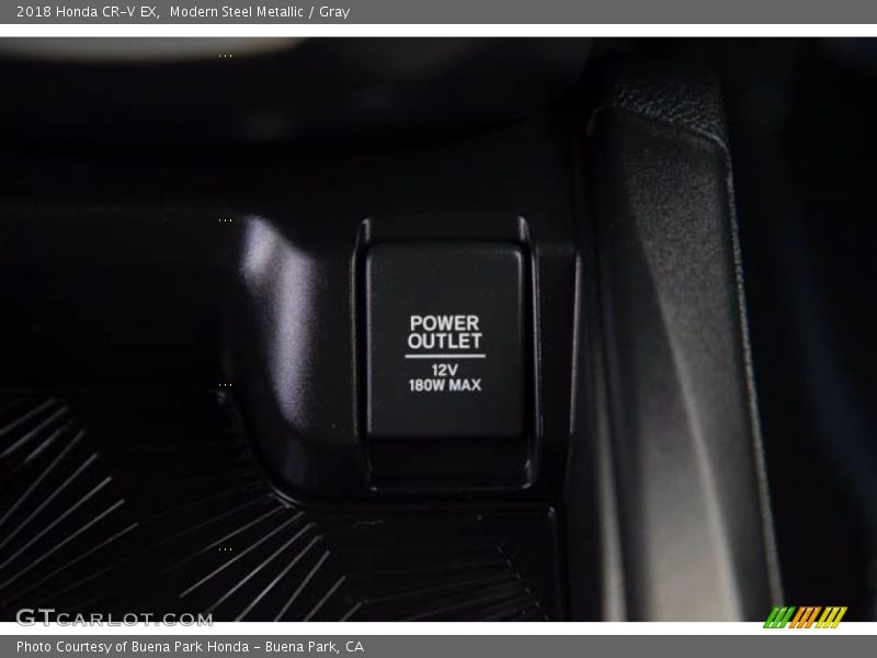 Modern Steel Metallic / Gray 2018 Honda CR-V EX