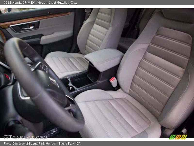 Modern Steel Metallic / Gray 2018 Honda CR-V EX