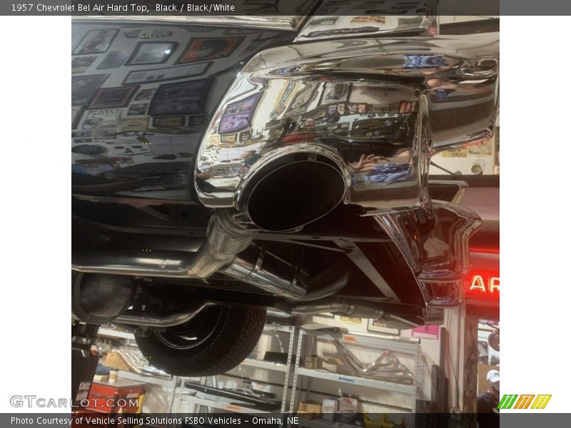 Black / Black/White 1957 Chevrolet Bel Air Hard Top