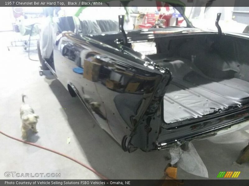 Black / Black/White 1957 Chevrolet Bel Air Hard Top