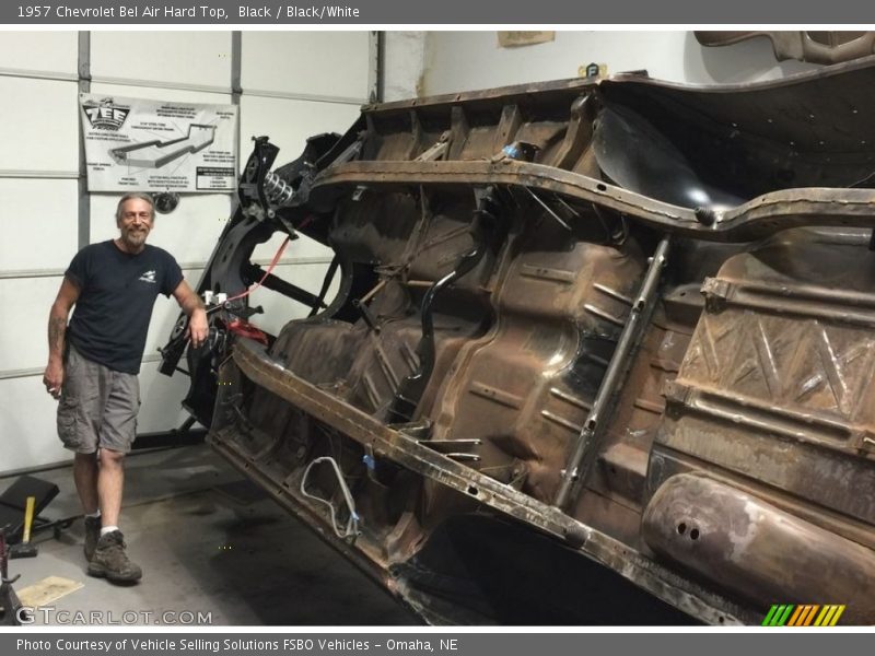 Black / Black/White 1957 Chevrolet Bel Air Hard Top