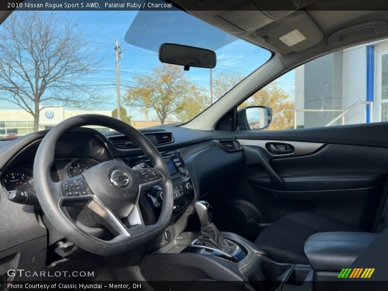 Palatial Ruby / Charcoal 2018 Nissan Rogue Sport S AWD