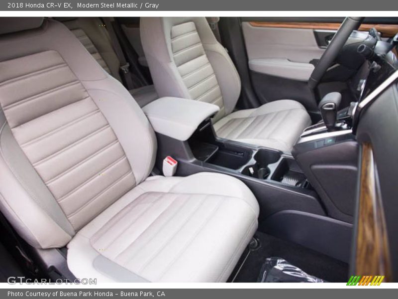 Modern Steel Metallic / Gray 2018 Honda CR-V EX
