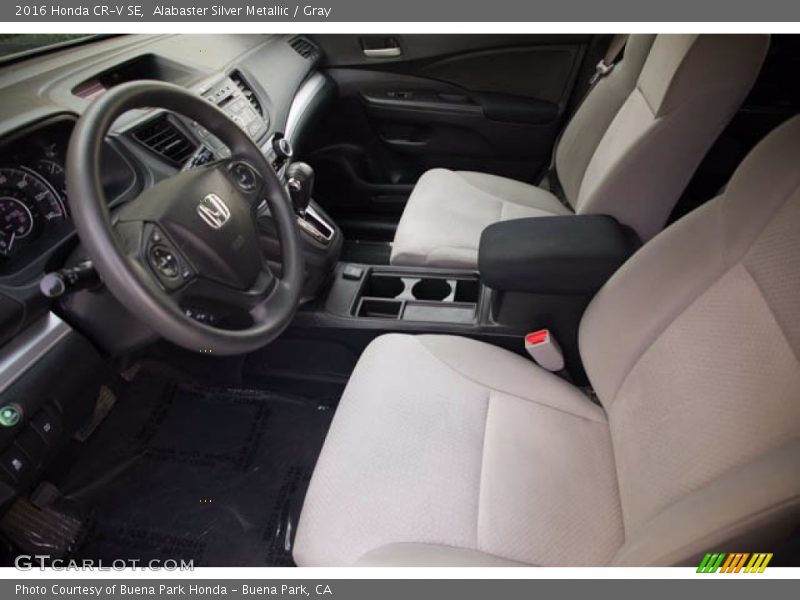 Alabaster Silver Metallic / Gray 2016 Honda CR-V SE