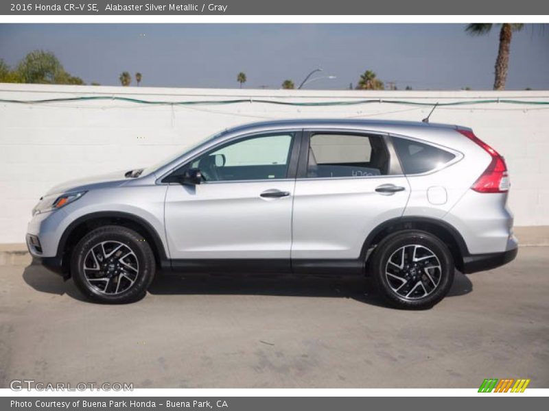 Alabaster Silver Metallic / Gray 2016 Honda CR-V SE