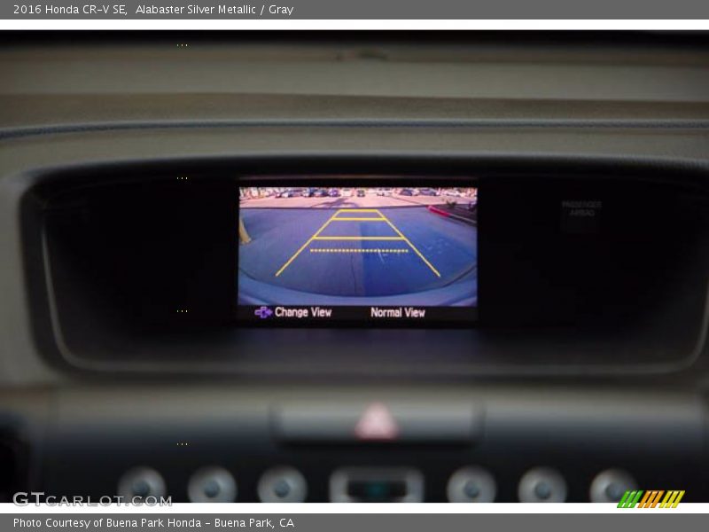 Alabaster Silver Metallic / Gray 2016 Honda CR-V SE