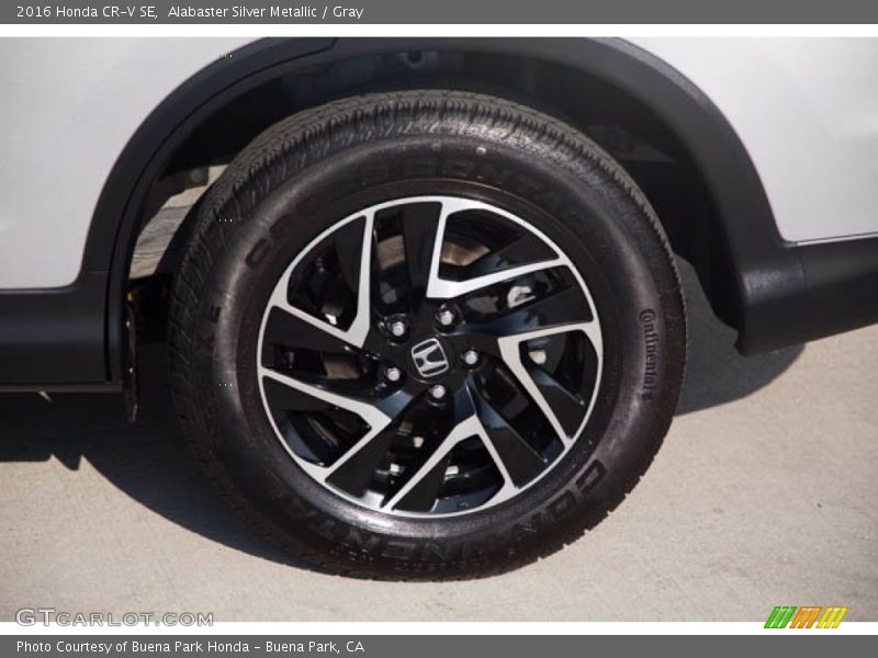 Alabaster Silver Metallic / Gray 2016 Honda CR-V SE