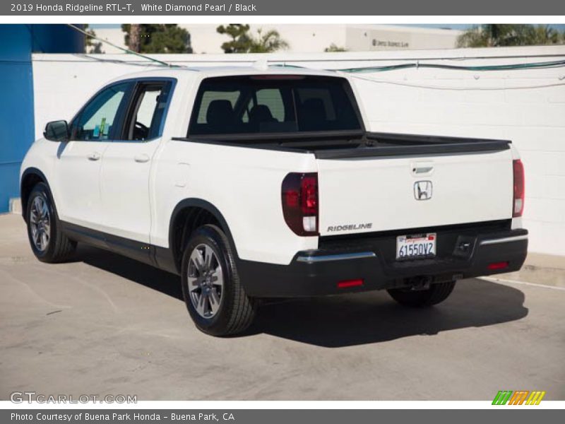 White Diamond Pearl / Black 2019 Honda Ridgeline RTL-T