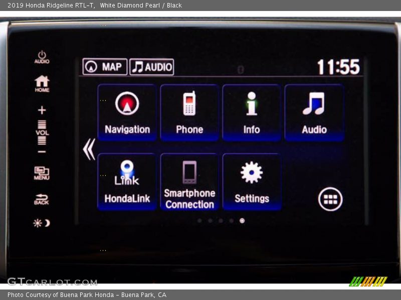 White Diamond Pearl / Black 2019 Honda Ridgeline RTL-T